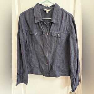 Eileen Fisher Organic Chambray Jacket